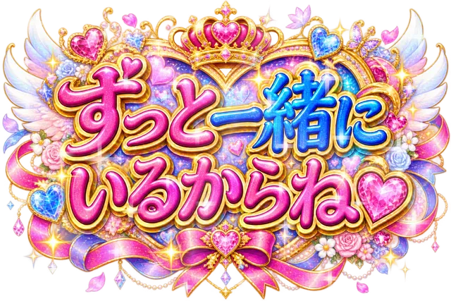 ずっと一緒にいるからね