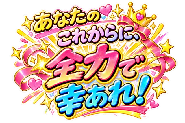 あなたのこれからに、全力で幸あれ！