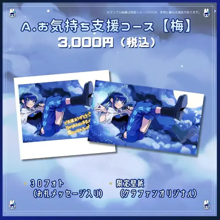 A.お気持ち支援コース【梅】 商品画像