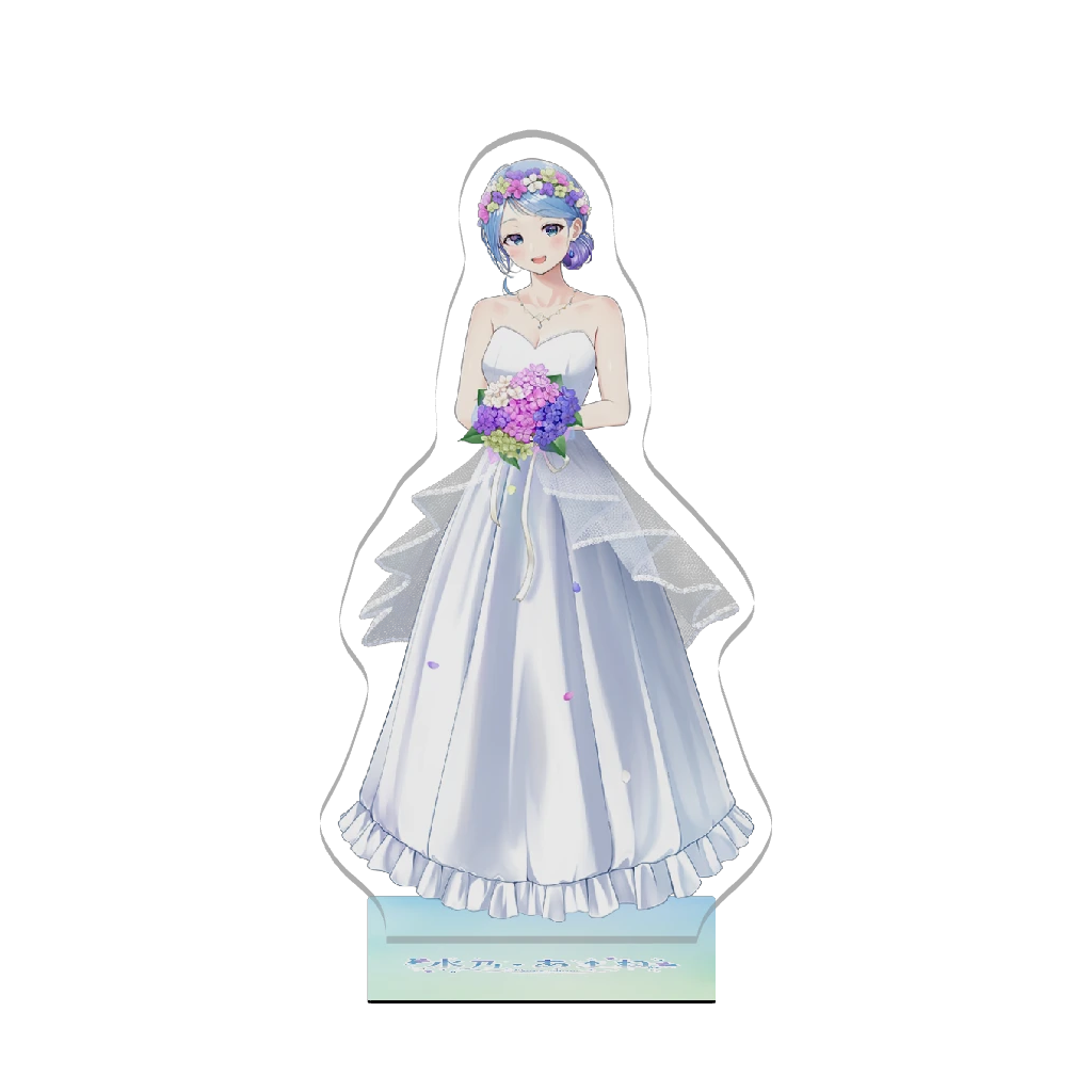 3Dアクリルスタンド(水乃あまね)誕生日記念2026-ウエディングドレス-