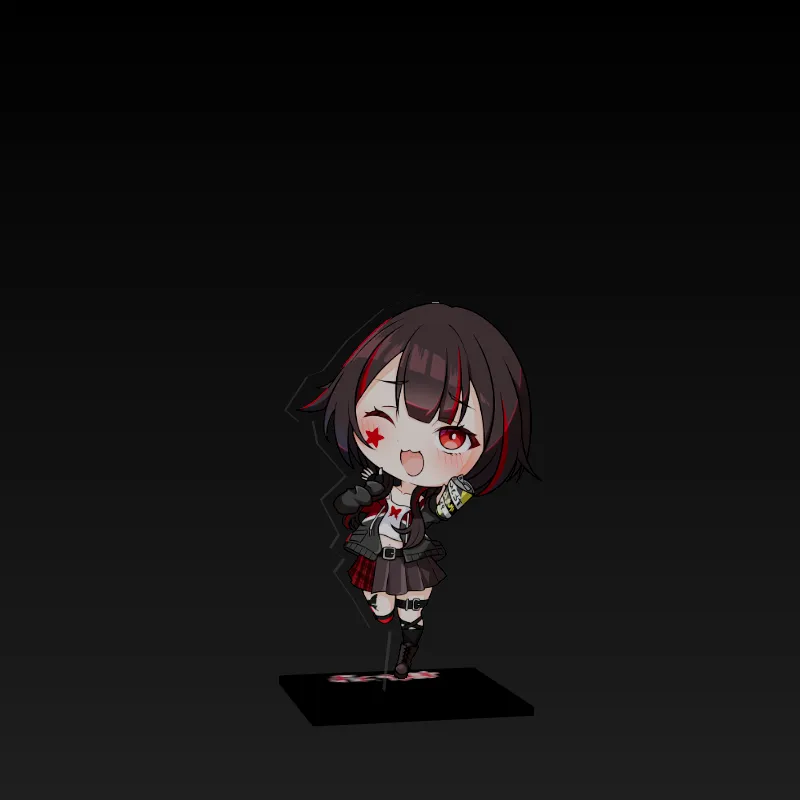 3Dアクリルスタンド(楠あげは - チビキャラ )
