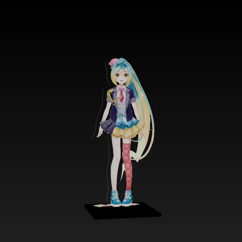 3Dアクリルスタンド（明色ぴかり） 商品画像