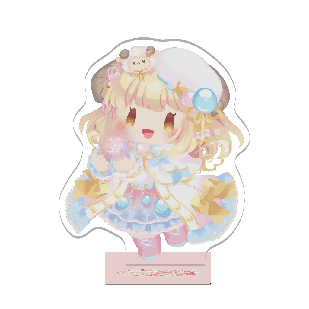 3Dアクリルスタンド（ひつじ）ゆきんこ①