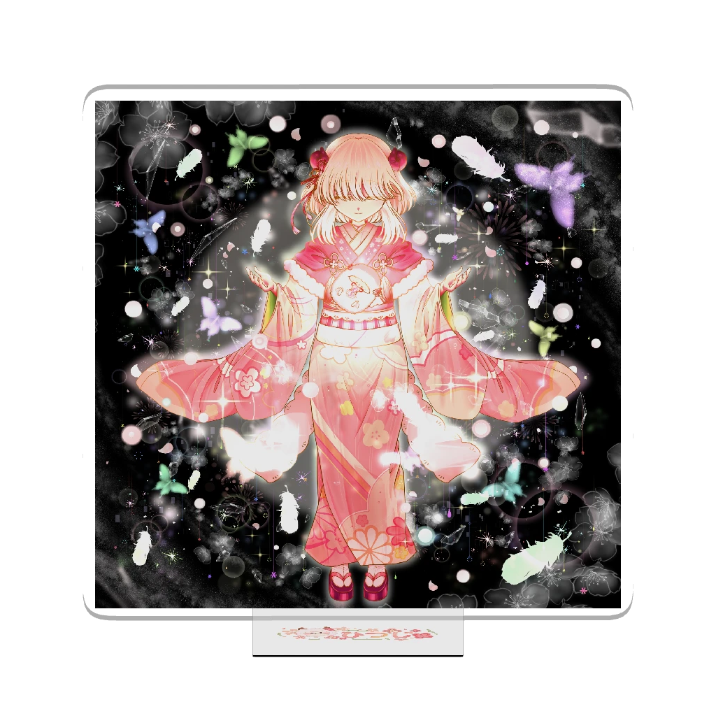 3Dアクリルスタンド（ひつじ）ひつじと彩りの闇
