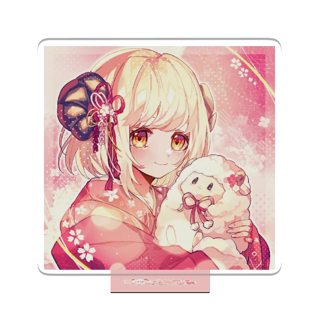 3Dアクリルスタンド（ひつじ）