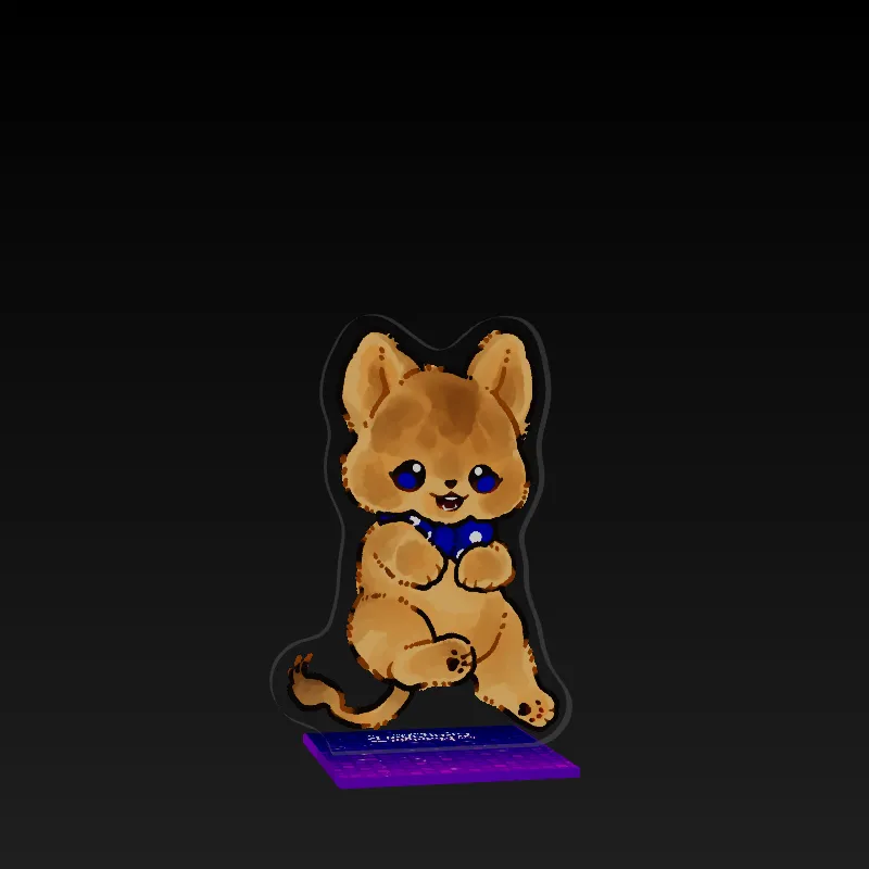 3Dアクリルスタンド（ もふもふれいあ - FMヨコハマコラボ限定 - ）  商品画像