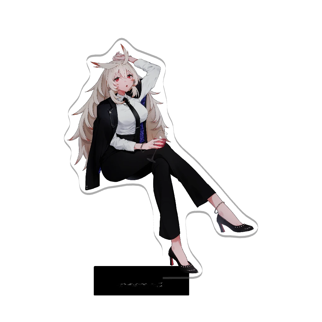 3Dアクリルスタンド（夜狩うる）スーツ座りver