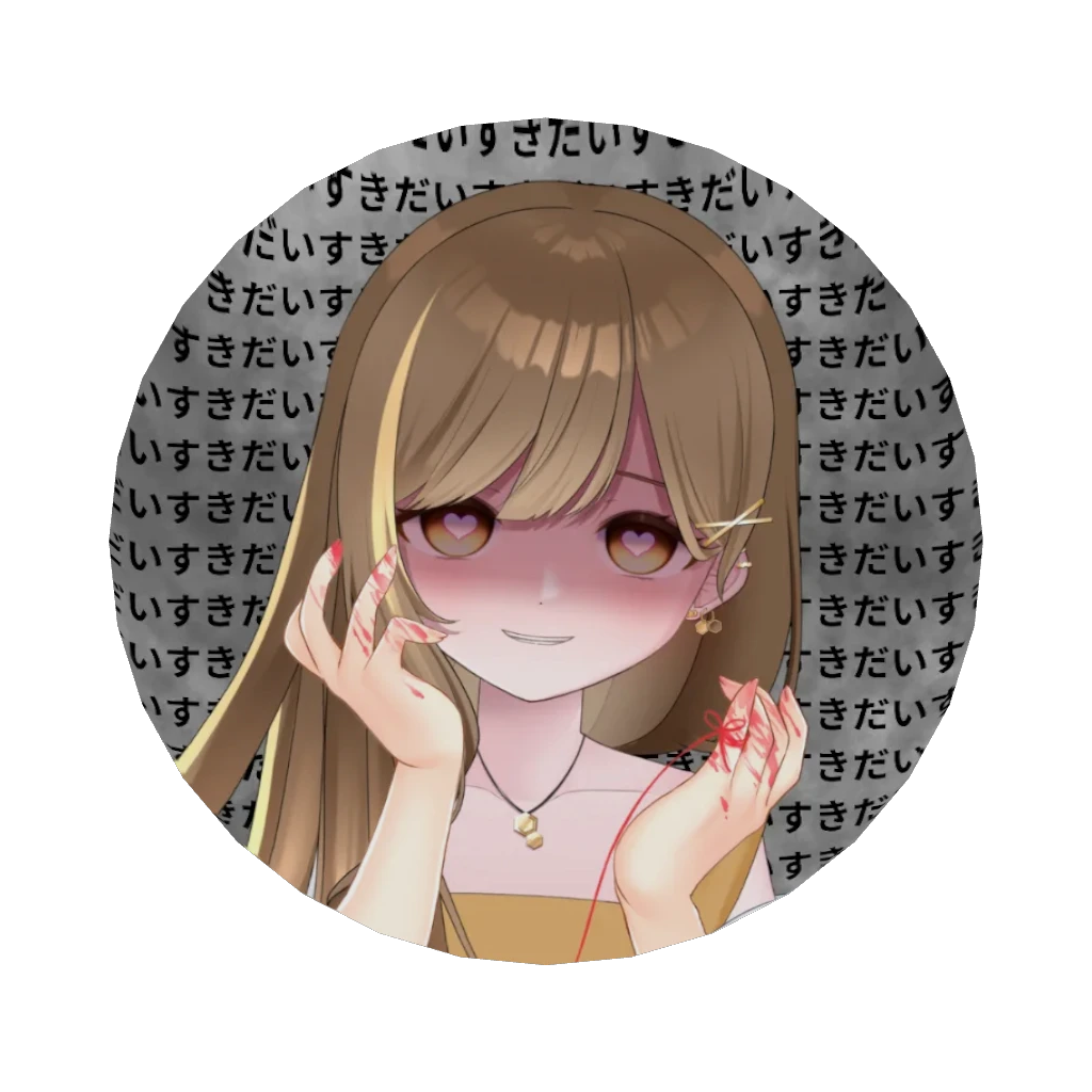 3D缶バッジ（はちさん - 2周年記念デジタル缶バッジくじA - ）