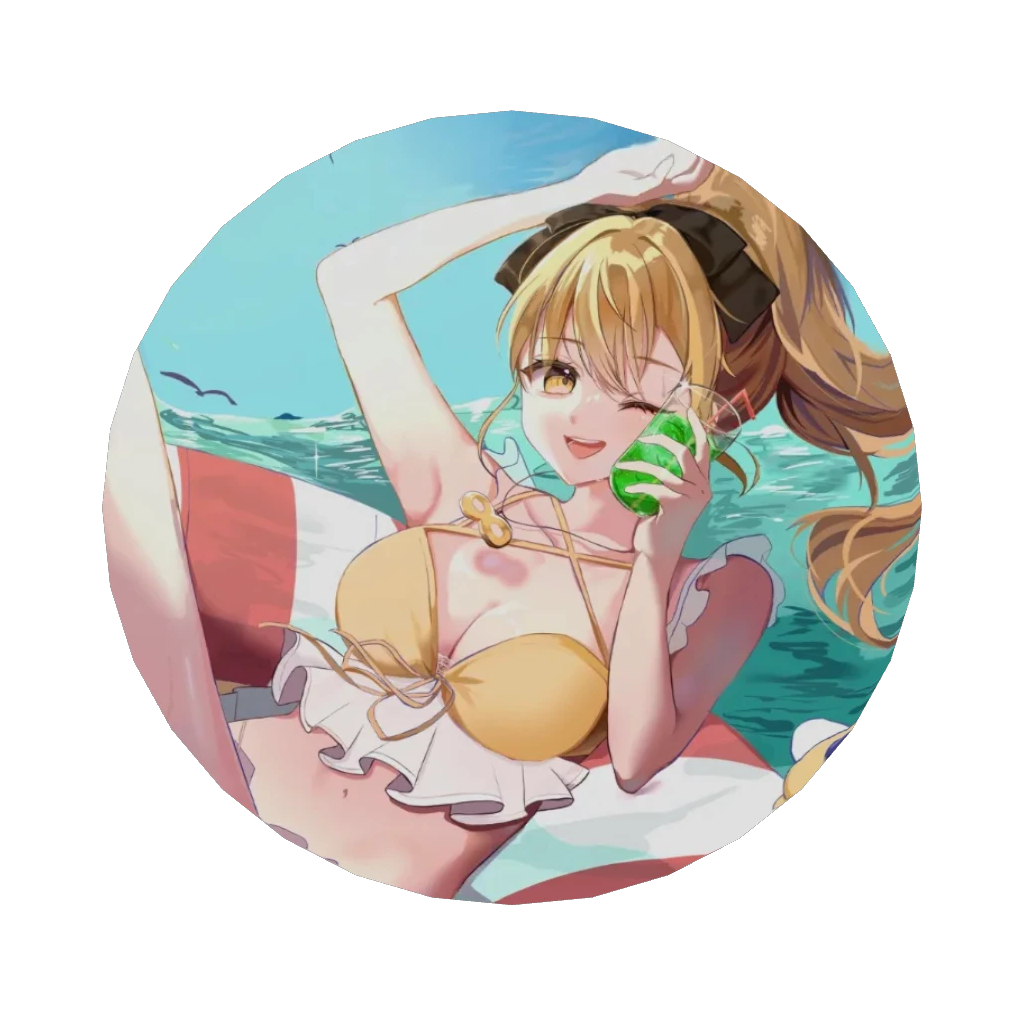 3D缶バッジ（はちさん - 2周年記念デジタル缶バッジくじJ - ）