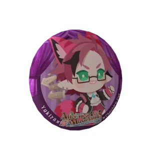 3D缶バッジA( Vミュージカル部 - ゆきや【チェシャ猫】)