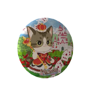 3D缶バッジB( Vミュージカル部 - さばしろ【ハートの女王】)