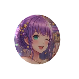 3D缶バッジ(らぴ姫 - 周年記念プライズ - )