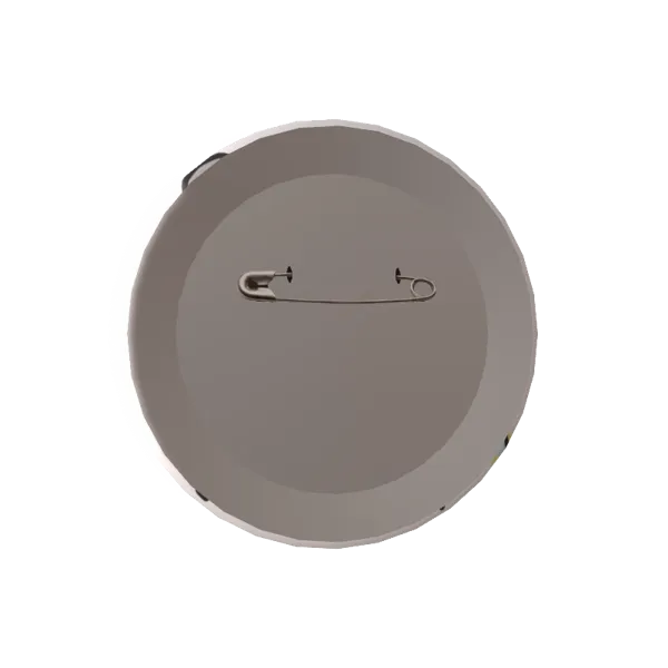 待井ぽんてぅの缶バッジぽんてぅ画伯