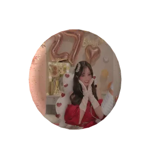 まおまおの3D缶バッジ(生誕プライズ)