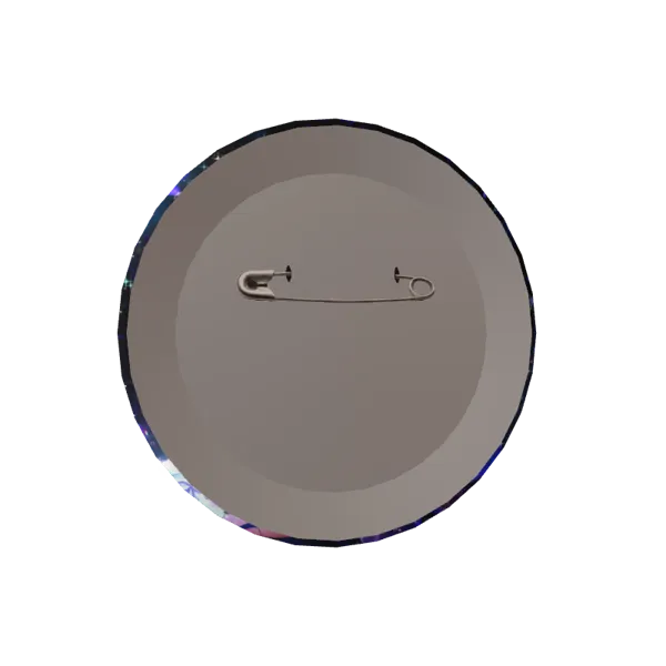 ひつじの缶バッジ(ひつじと漆黒の中の光)