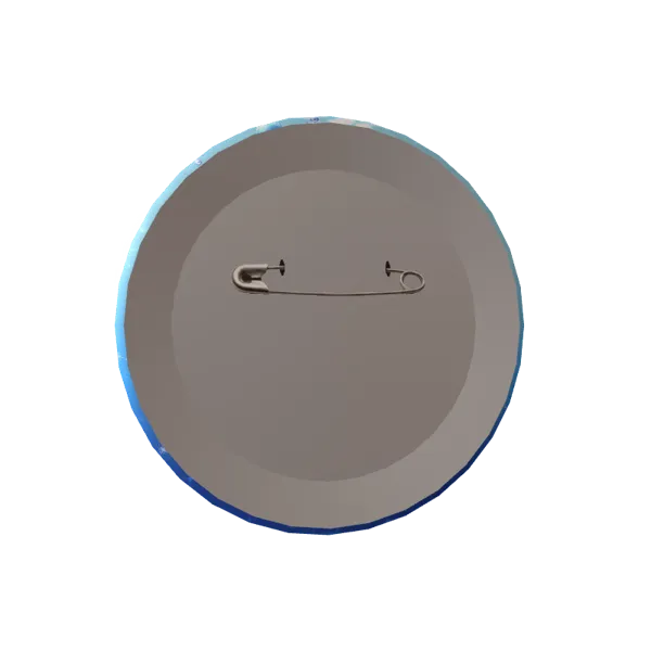 ひつじの缶バッジ(ひつじと蒼い海の星)