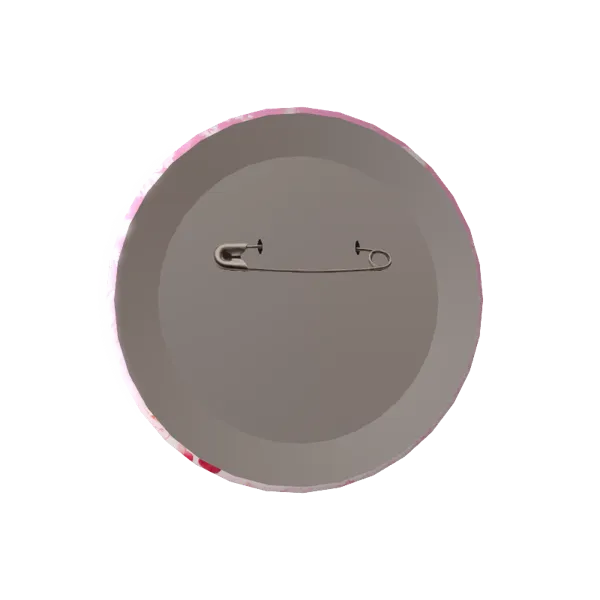 ひつじの缶バッジ(ひつじと淡い春の雨)