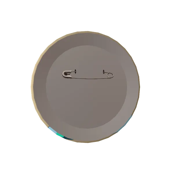 アサツキ サキ【Vのすがた】の缶バッジ【ホギャちゃんといっしょ！】 商品画像