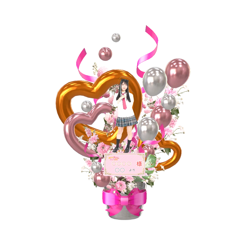 3Dフラワースタンド（丸鈴）