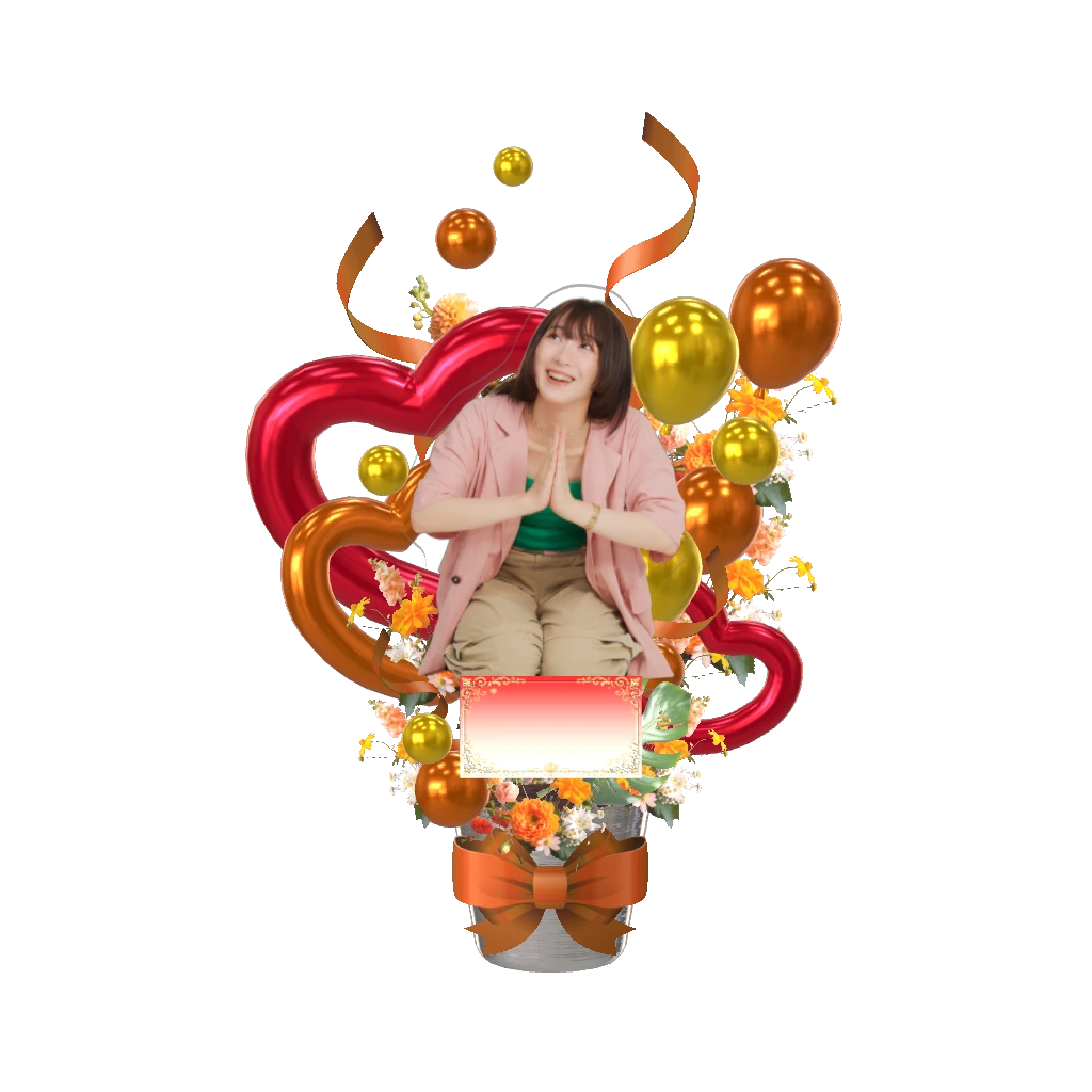 3Dフラワースタンド 大（ののみ-みるマダ2026-）