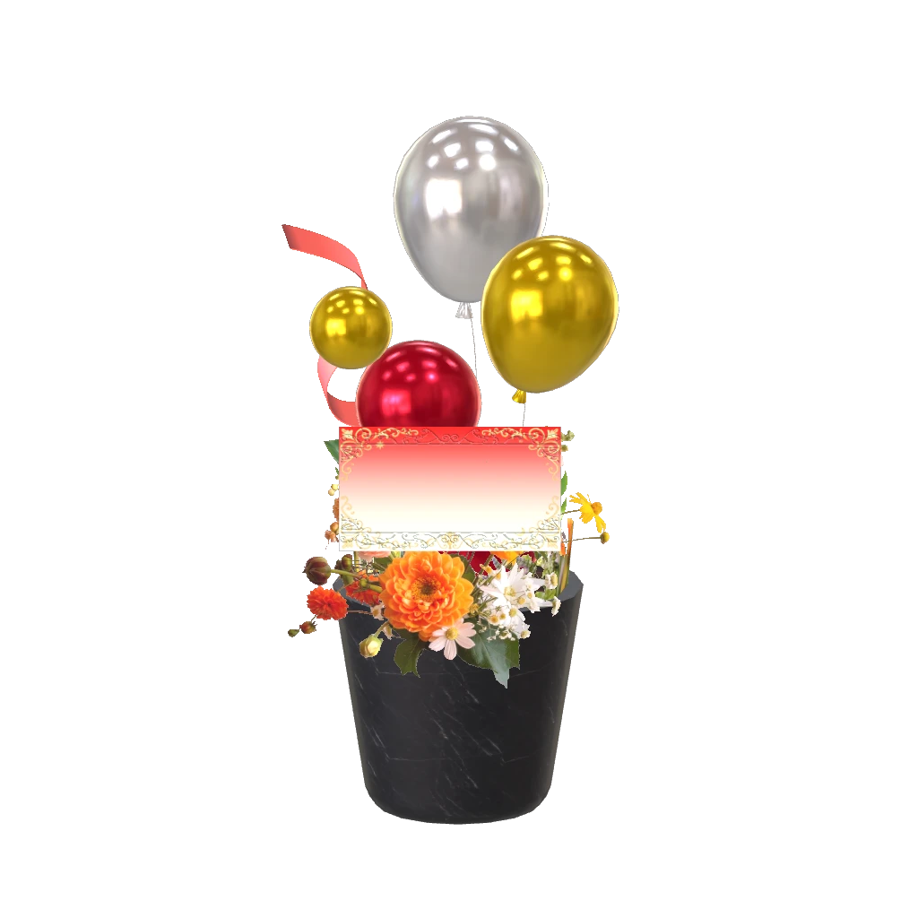 3Dフラワースタンド 小（湊南ふみ-【会場連動】みんなで会場をみなふみ色に豪華に染めよう❣️応援フラワースタンド-） 商品画像