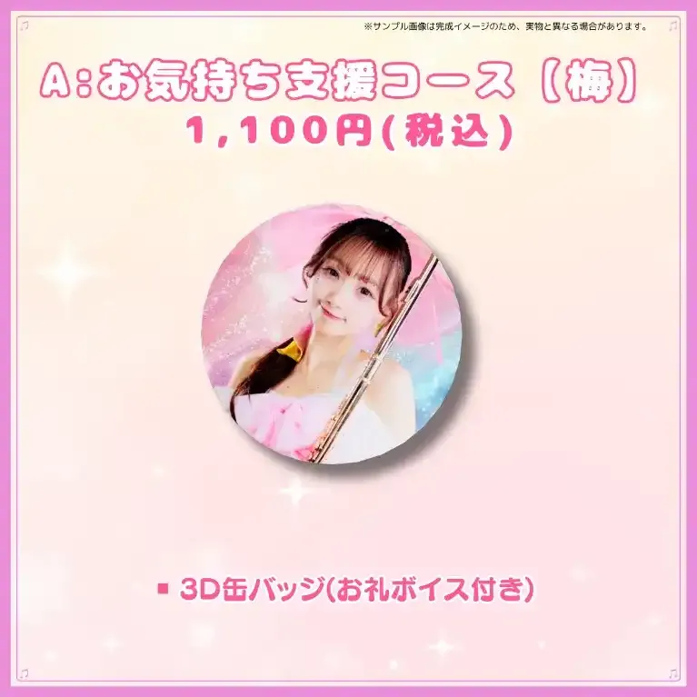 A:お気持ち支援コース【梅】 商品画像