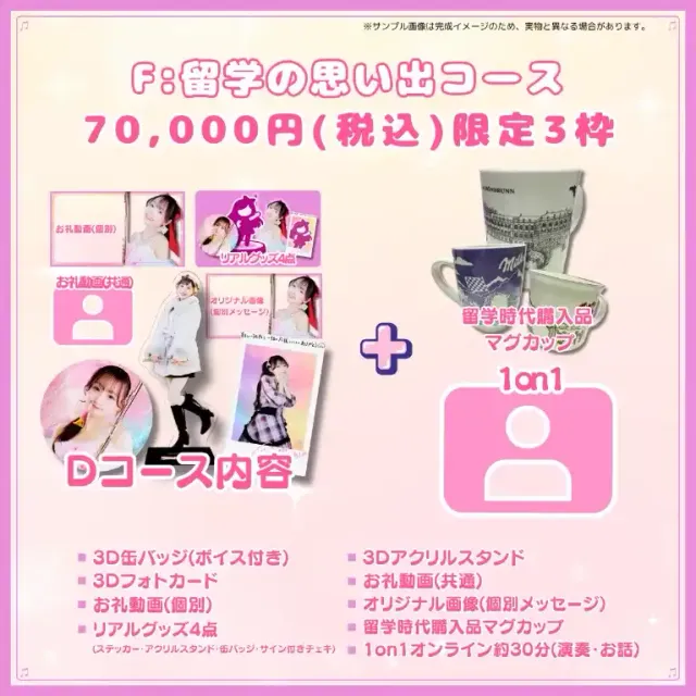 F:留学の思い出コース