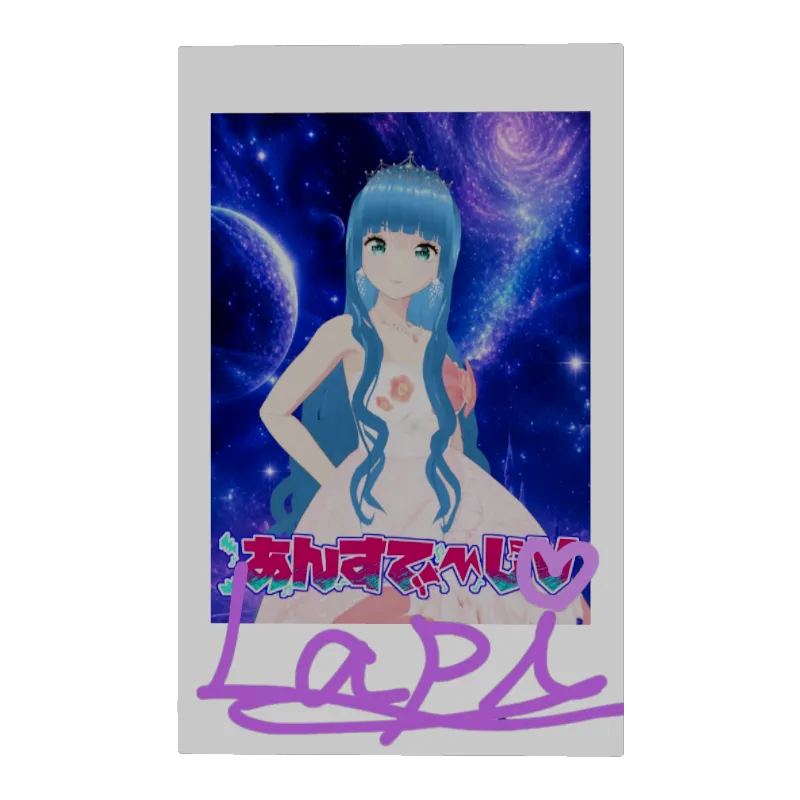 3Dフォトカード（らぴ姫 -あんすてーじV- ）