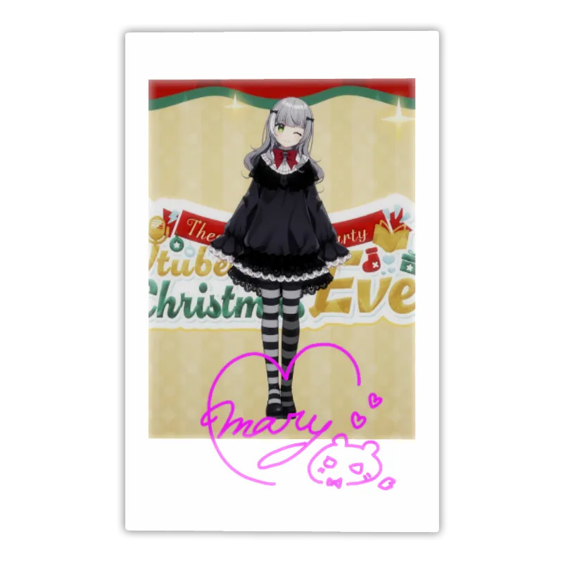 3Dフォトカード(メアリ- Vtuber Christmas Eve³ -)