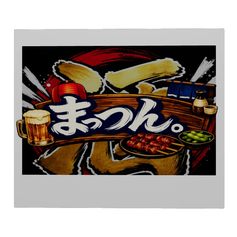 ３Dフォトカード（ 居酒屋店主系Vライバー まっつん。 ）