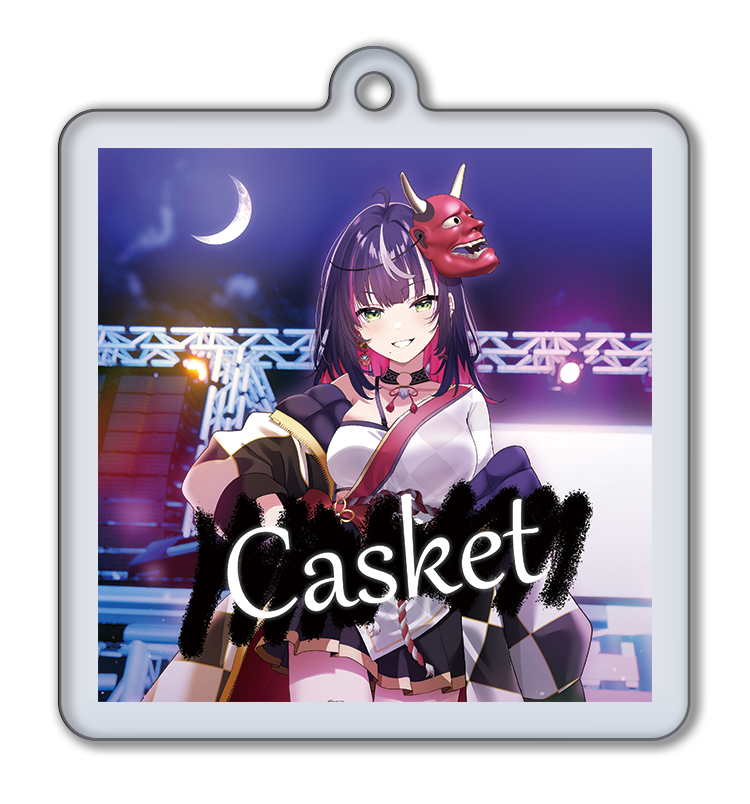 響架 誕生日記念グッズ2025  ジャケットデザイン風アクリルキーホルダー①「Casket」