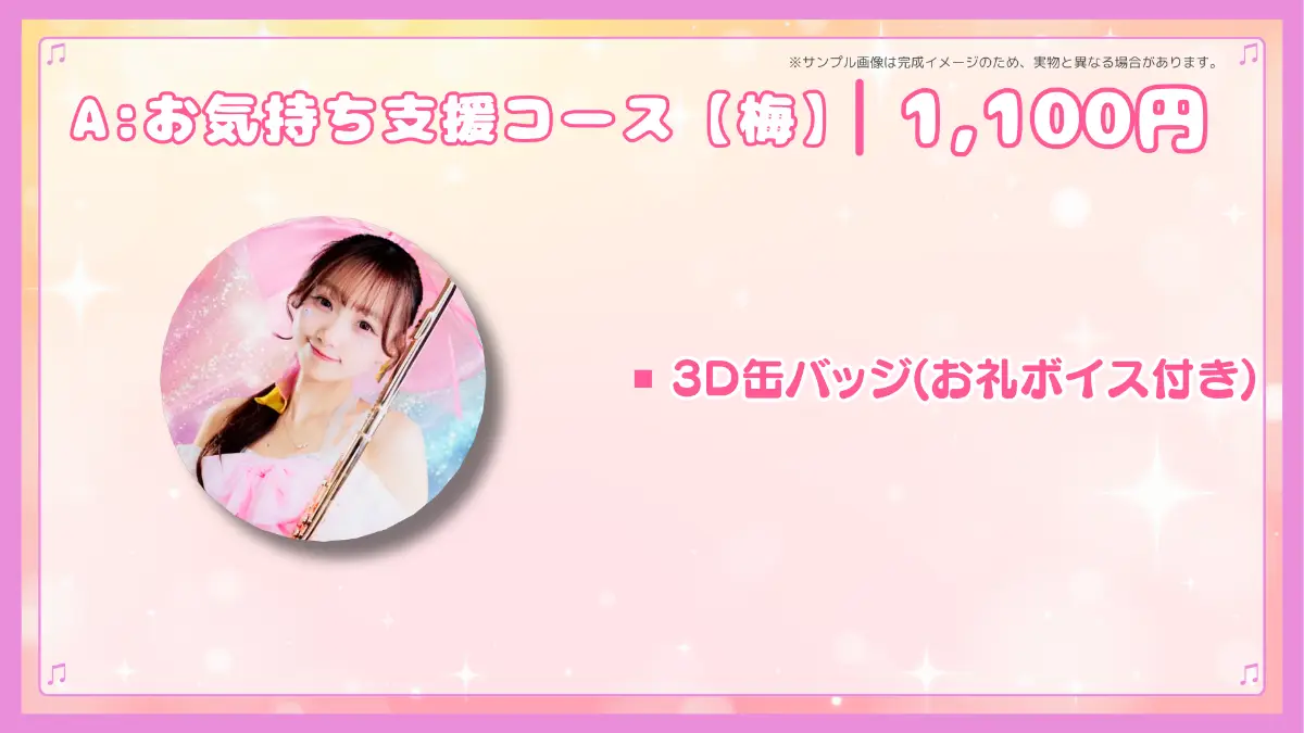 A:お気持ち支援コース【梅】