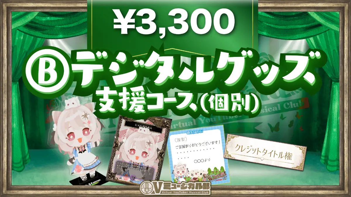 B. デジタルグッズ支援コース(個別)