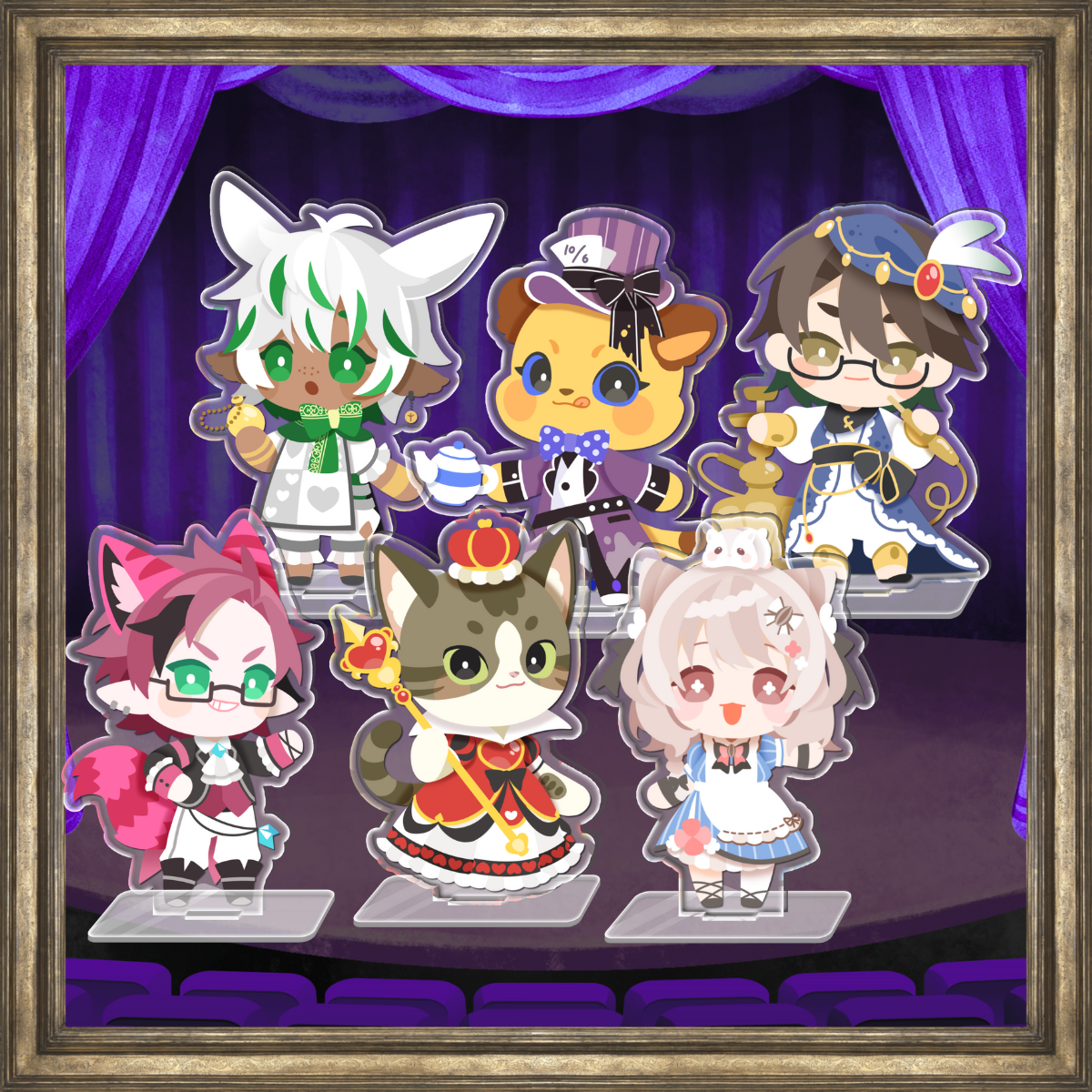 リアルアクリルスタンド(メンバー6名全員)の画像