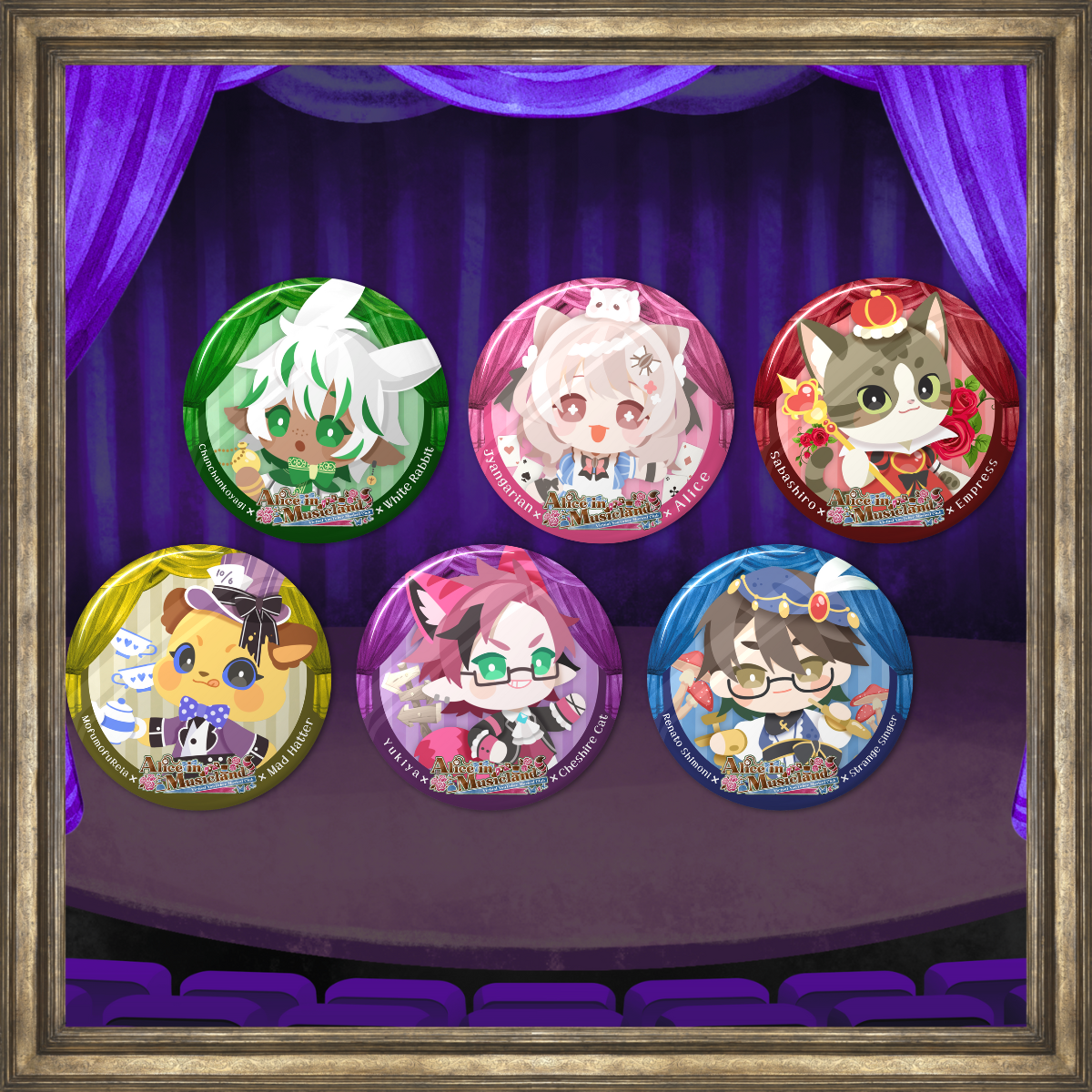 リアル缶バッジ(メンバー6名全員)の画像