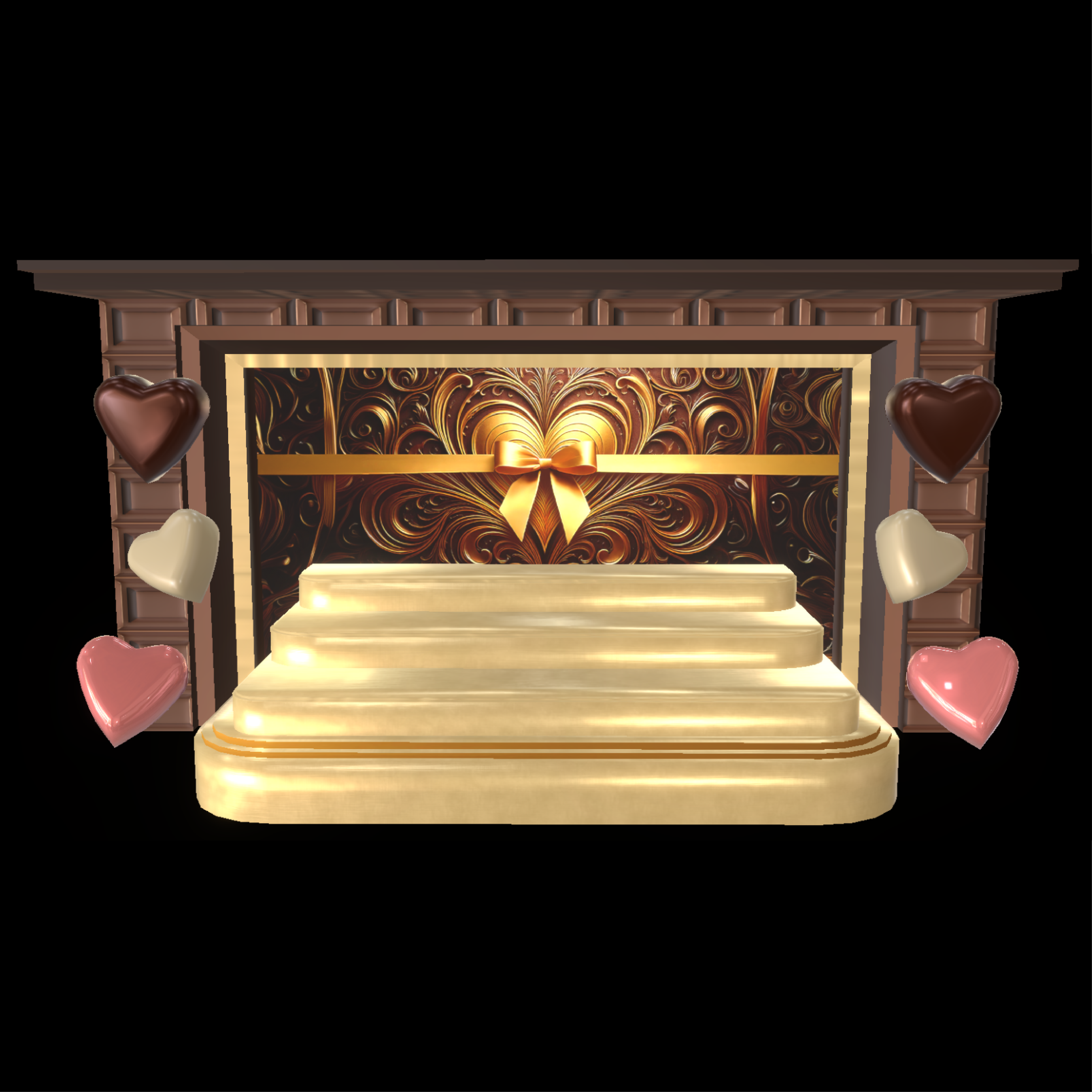 バレンタイン３Dバーチャル祭壇