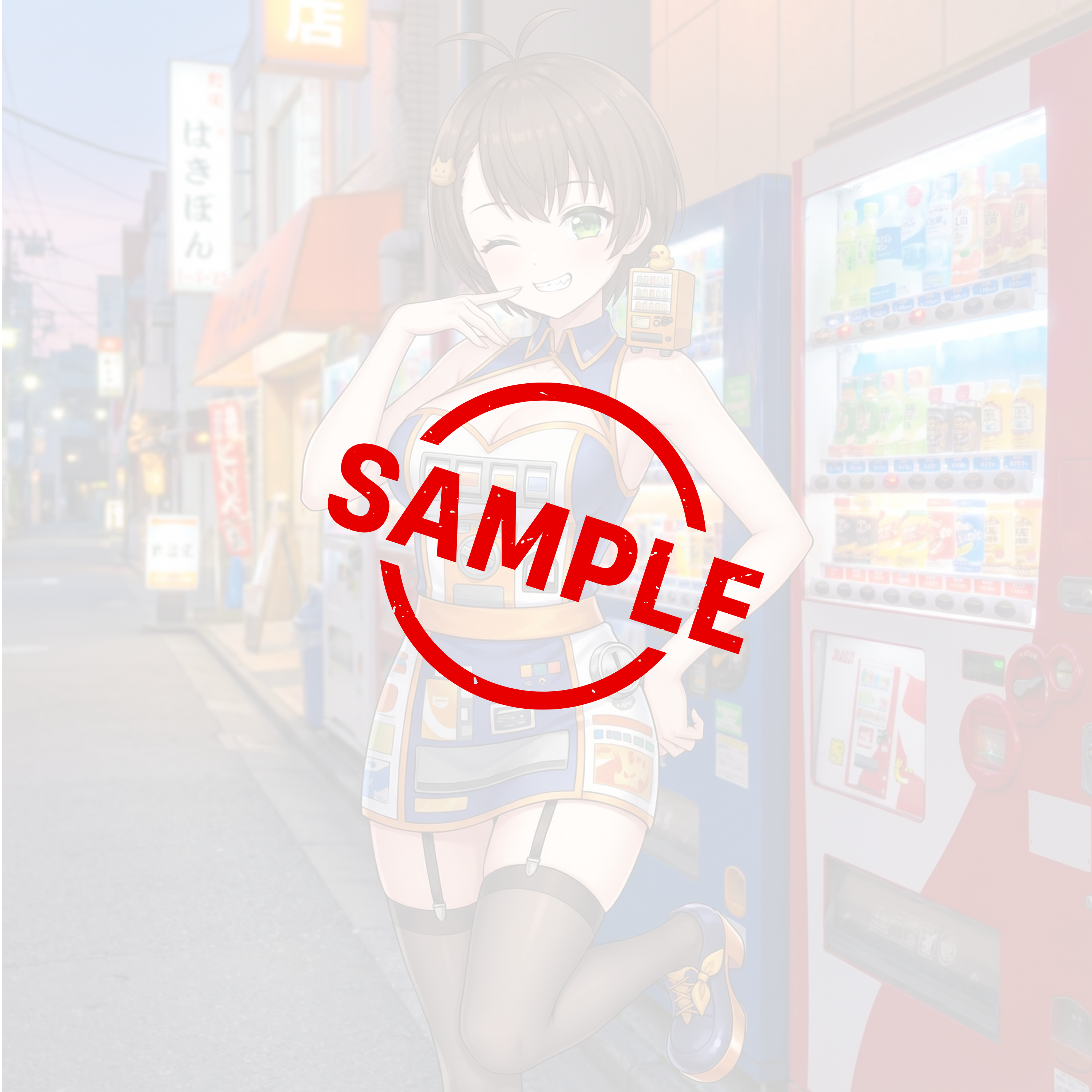 【20枚特典】自販機擬人化のぴよちゃん（せくちー）の画像