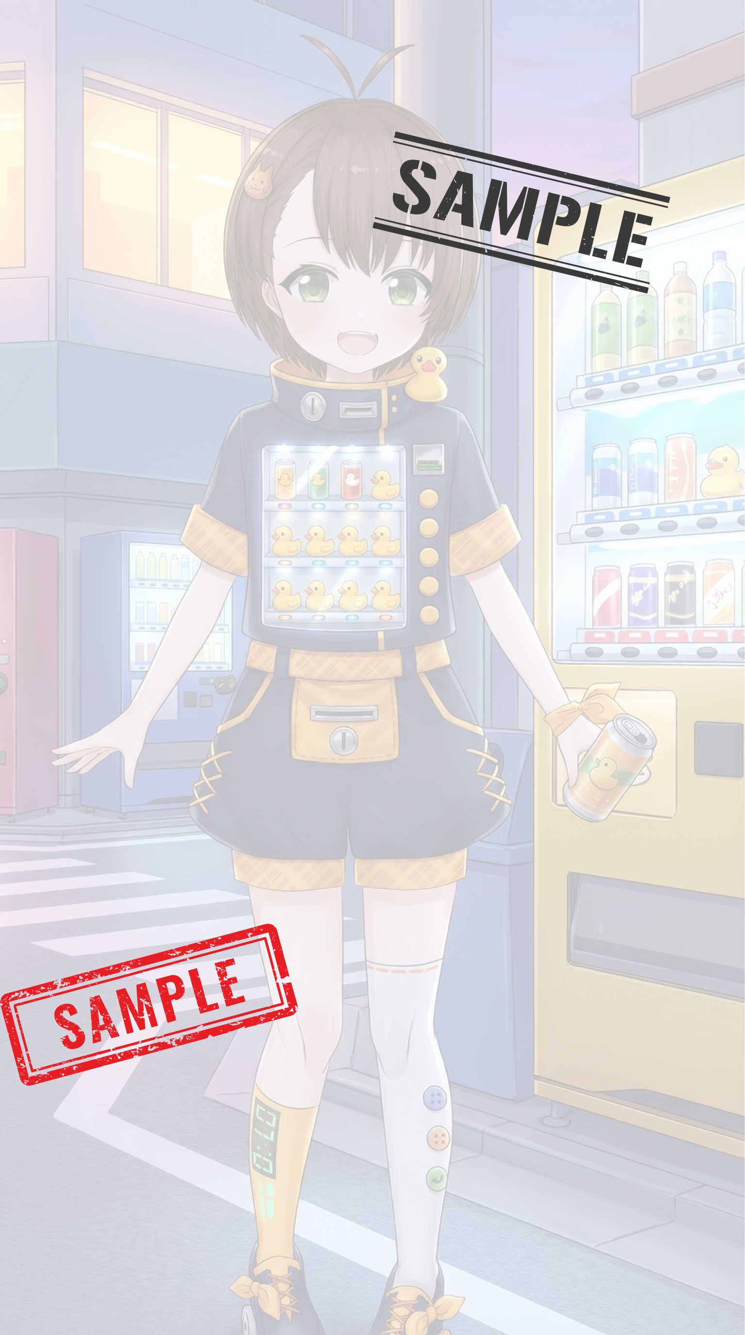 【10枚特典】自販機擬人化のぴよちゃん（ぷりちー）の画像