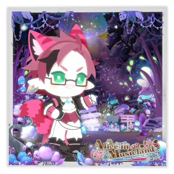 3Dアクリルブロック( Vミュージカル部 - ゆきや【チェシャ猫】)の画像