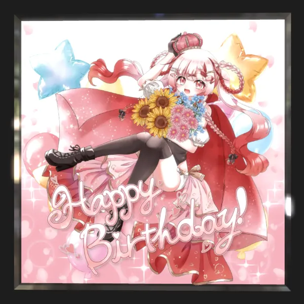 3Dアクリルブロック（桜結こえび）