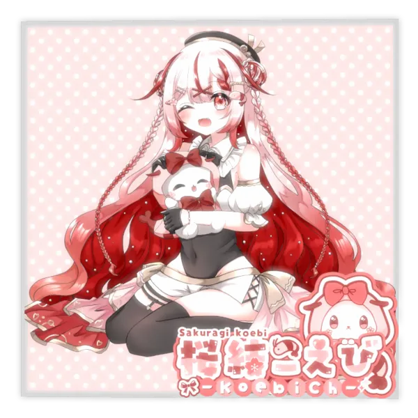 桜結こえび3周年Vデビュー1周年3Dアクリルブロック