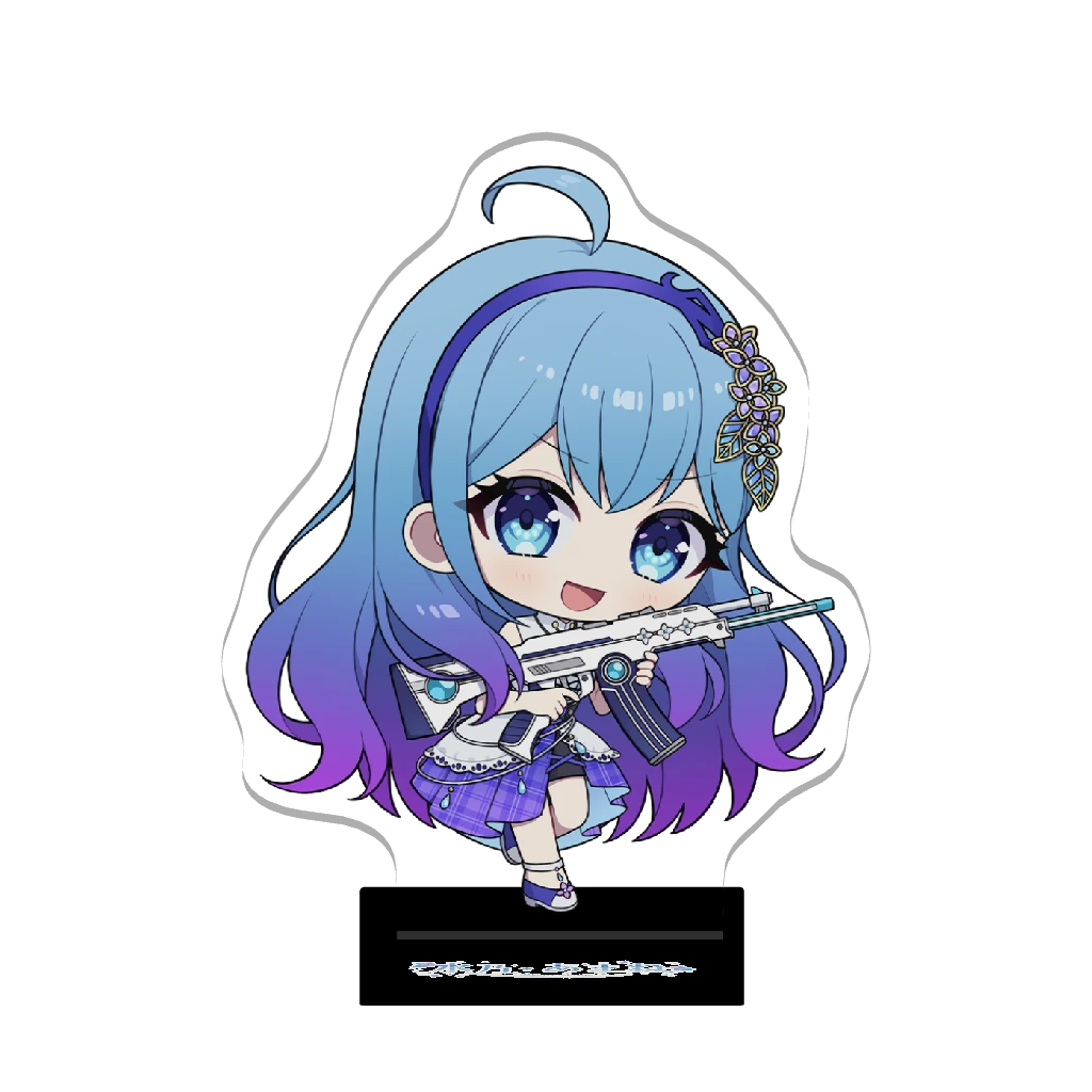 3Dアクリルスタンド(水乃あまね - ミニキャラA)の画像