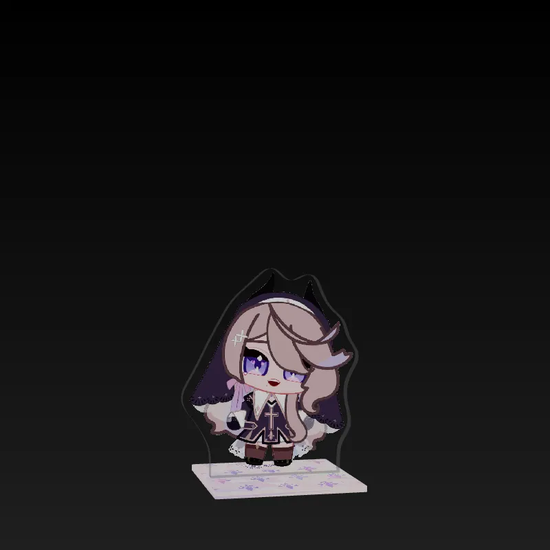 3Dアクリルスタンド(しづきべりり -シスターべりり ちびキャラ)の画像