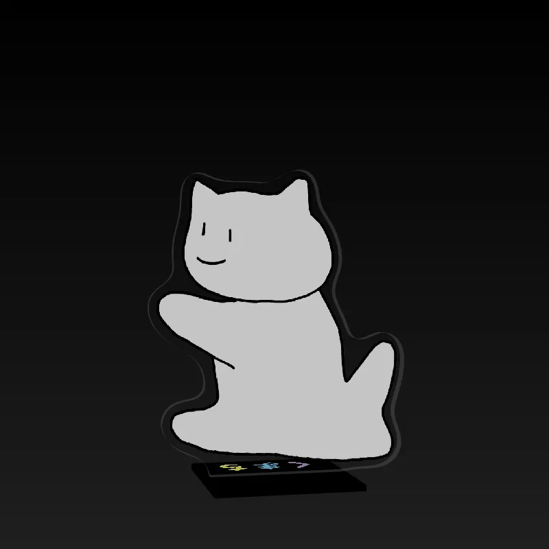 3Dアクリルスタンド（くまち）の画像