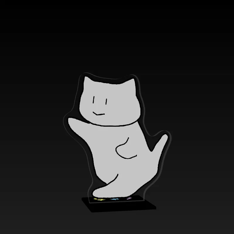 3Dアクリルスタンド（くまち）の画像