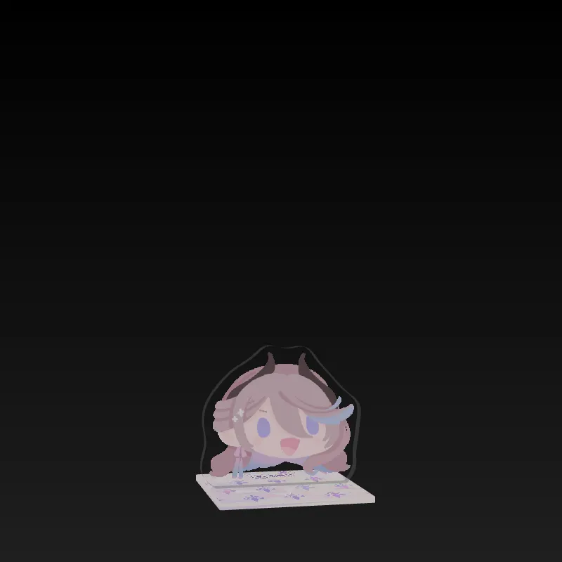 3Dアクリルスタンド(しづきべりり - おまんじゅうべりり)の画像