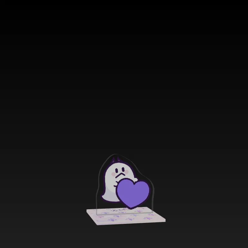 3Dアクリルスタンド(しづきべりり - ばけべぇハート)の画像