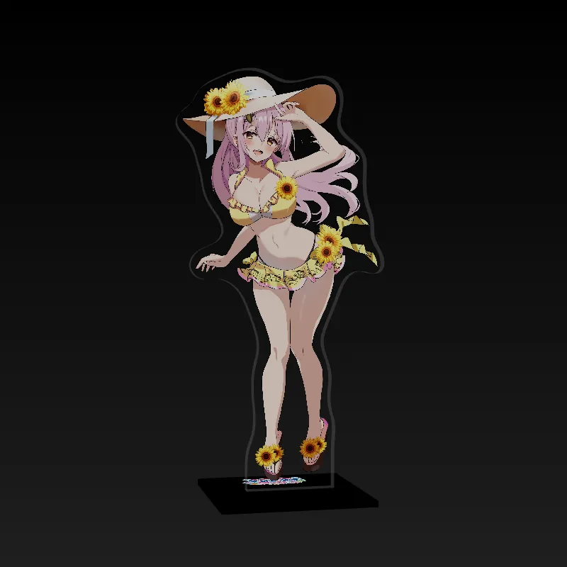 水着歌枠リレー3Dアクリルスタンド（蜂屋ひまわり）