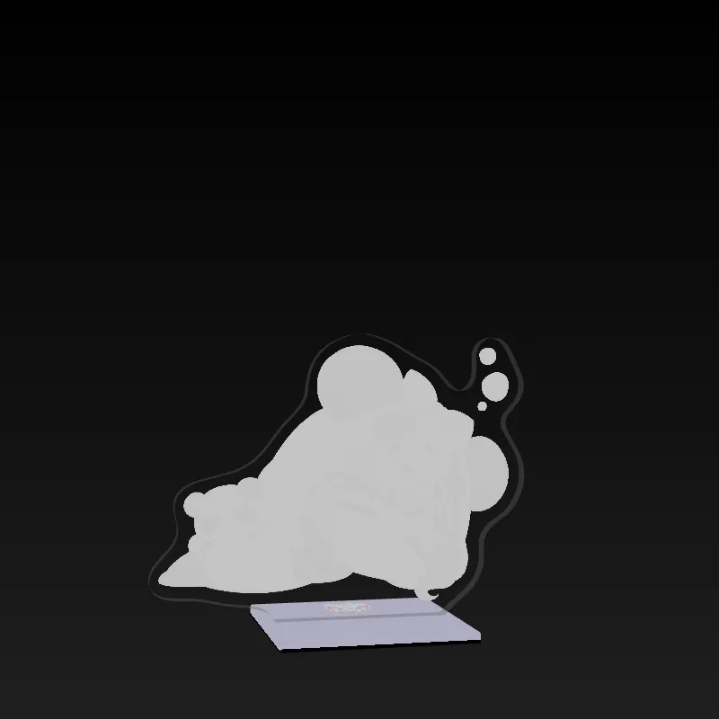 3Dアクリルスタンド(伊ヶ崎綾香 - 一緒に寝ようボイス付 - ）の画像
