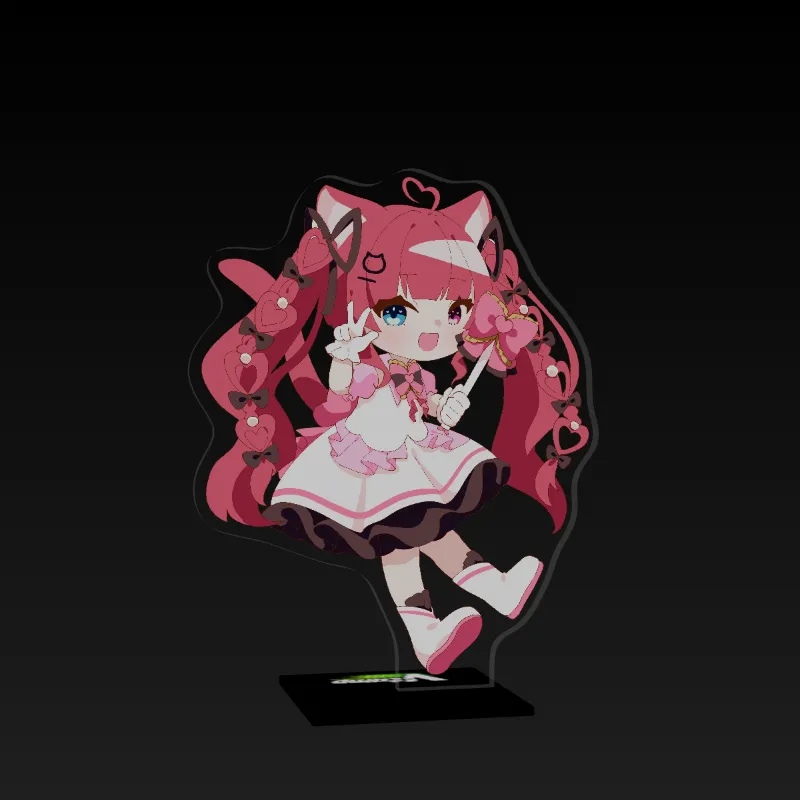3Dアクリルスタンド( 魔法少女歌枠リレー愛猫はにゃ - ミニキャラ)